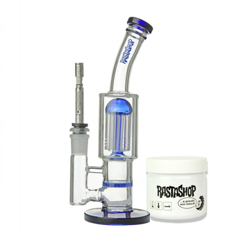 Набор Rastashop 1x8-Arm Hncmb Perc  + Dynavap M Plus - Бонги - Бонги стеклянные - Изогнутые бонги - Магазин бонгов бонгшоп.рф